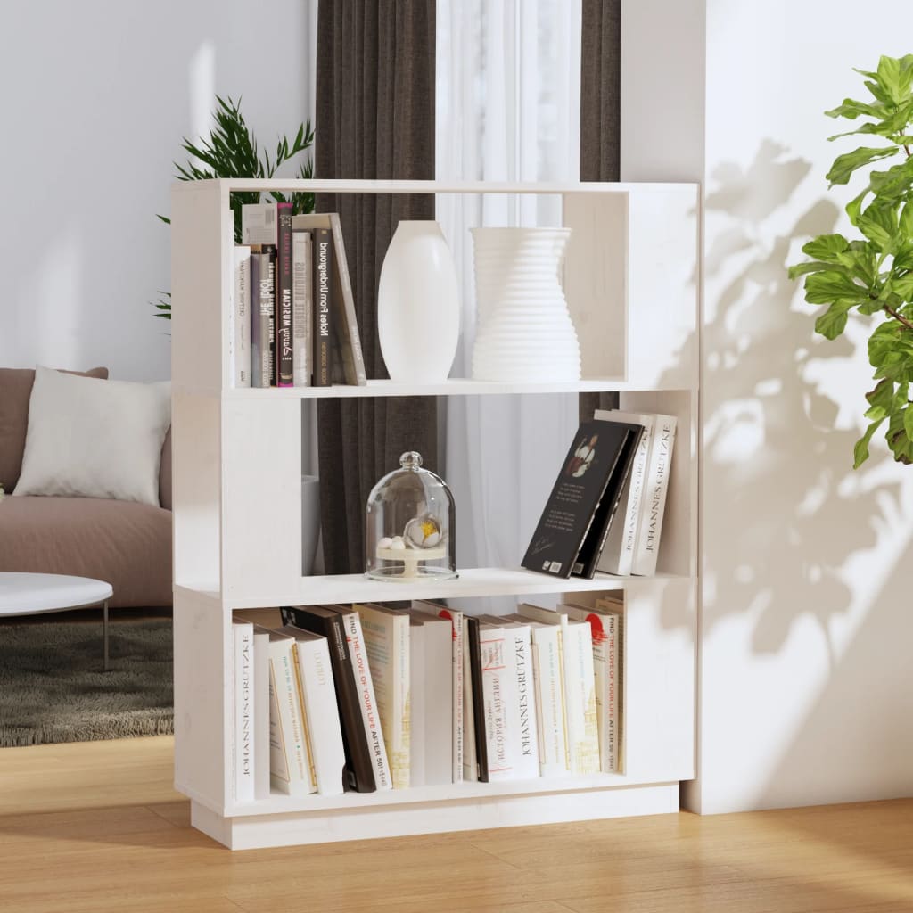 Bokhylla/Rumsavdelare 80X25X101 Cm Massiv Furu