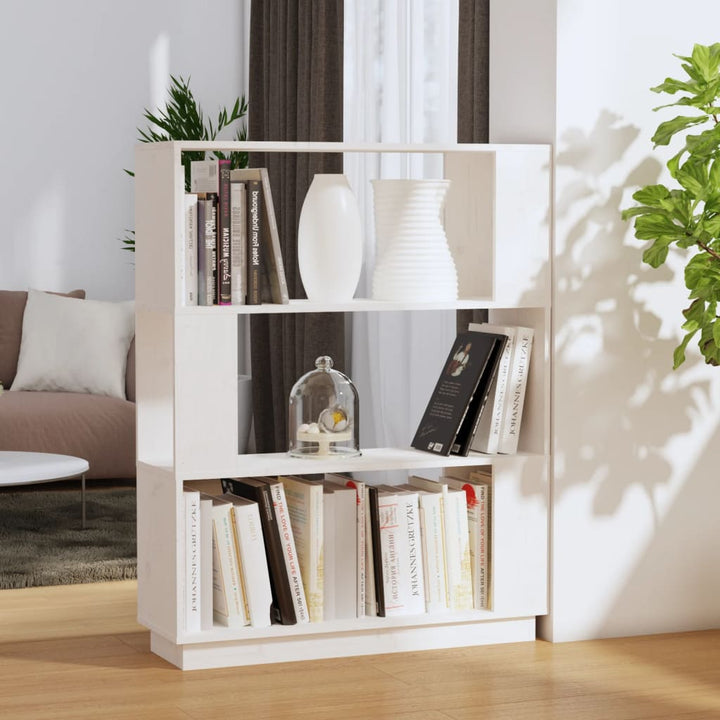 Bokhylla/Rumsavdelare 80X25X101 Cm Massiv Furu