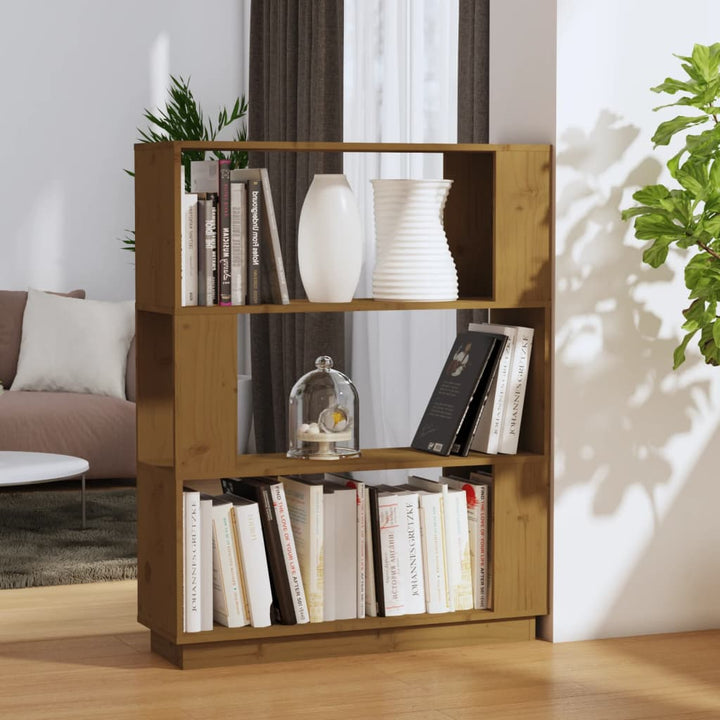 Bokhylla/Rumsavdelare 80X25X101 Cm Massiv Furu