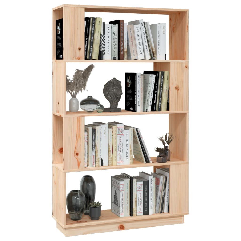 Bokhylla/Rumsavdelare 80X25X132 Cm Massiv Furu