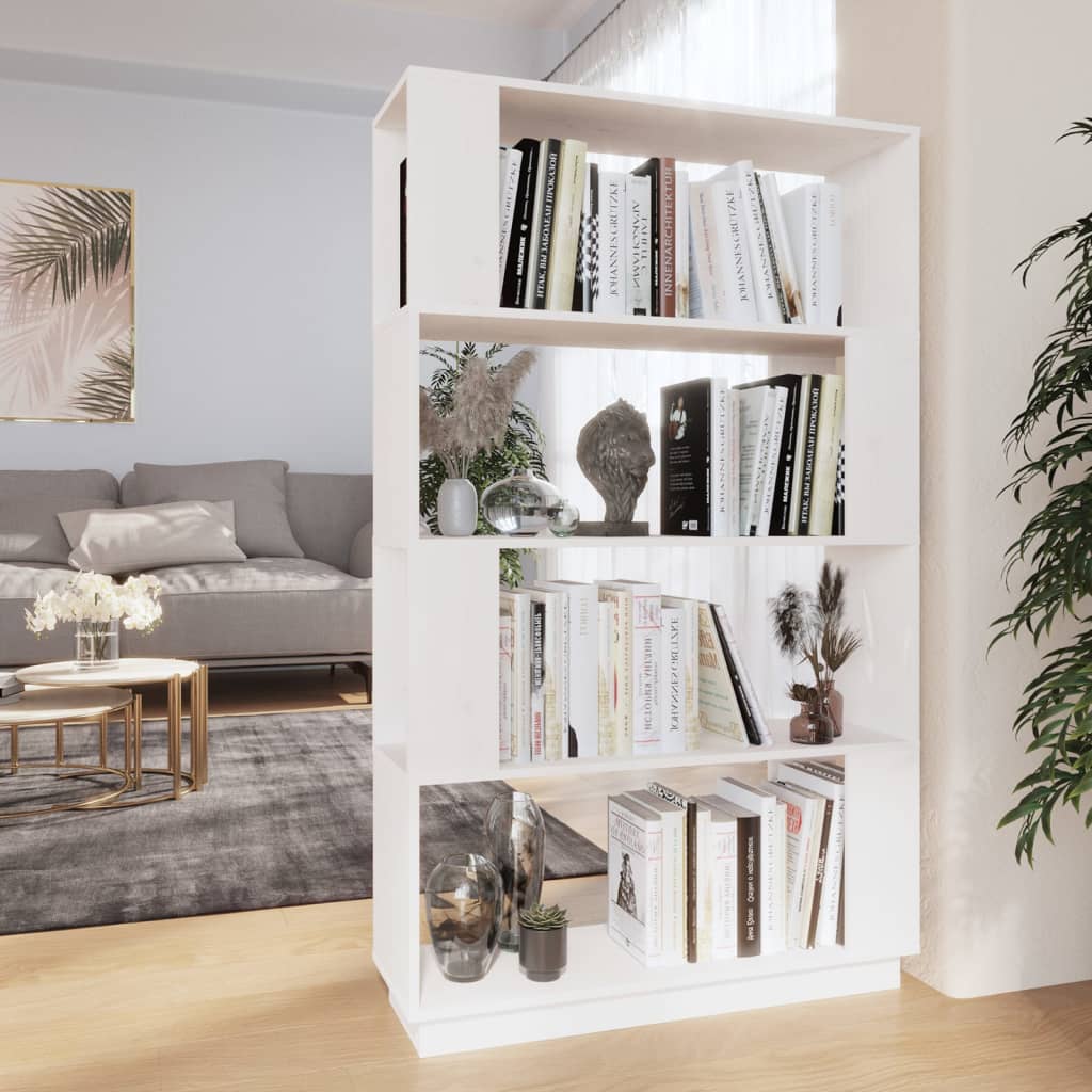 Bokhylla/Rumsavdelare 80X25X132 Cm Massiv Furu