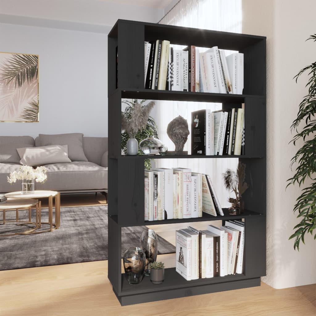 Bokhylla/Rumsavdelare 80X25X132 Cm Massiv Furu