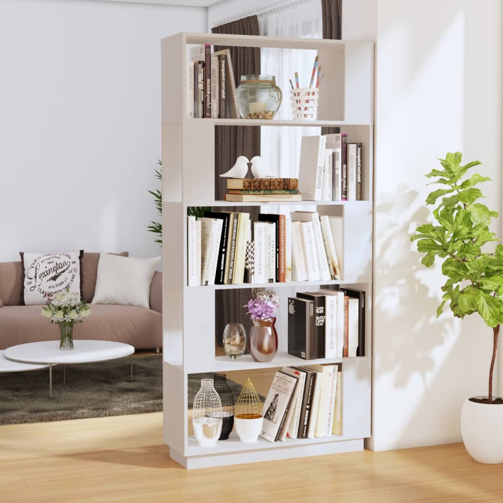 Bokhylla/Rumsavdelare 80X25X163,5 Cm Massiv Furu