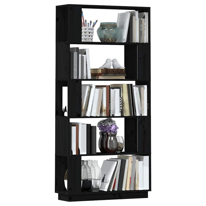 Bokhylla/Rumsavdelare 80X25X163,5 Cm Massiv Furu