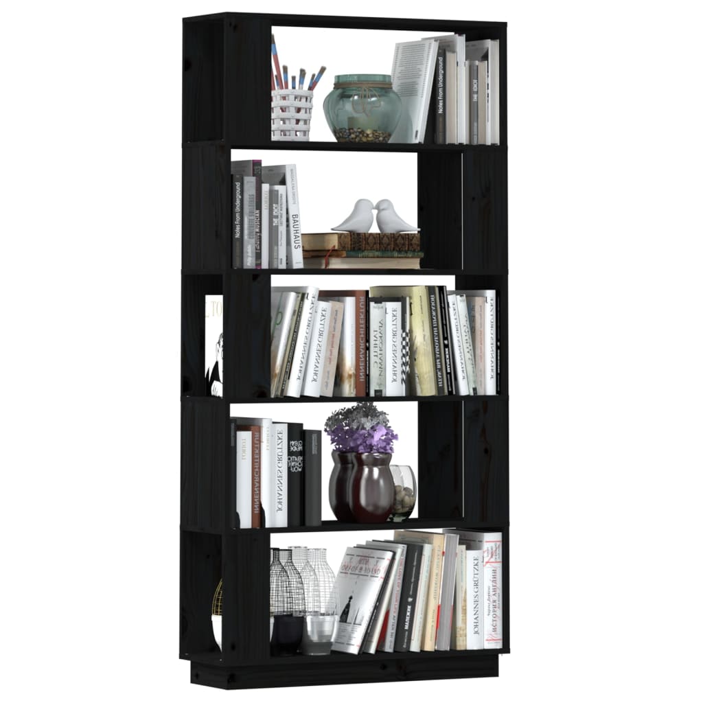 Bokhylla/Rumsavdelare 80X25X163,5 Cm Massiv Furu