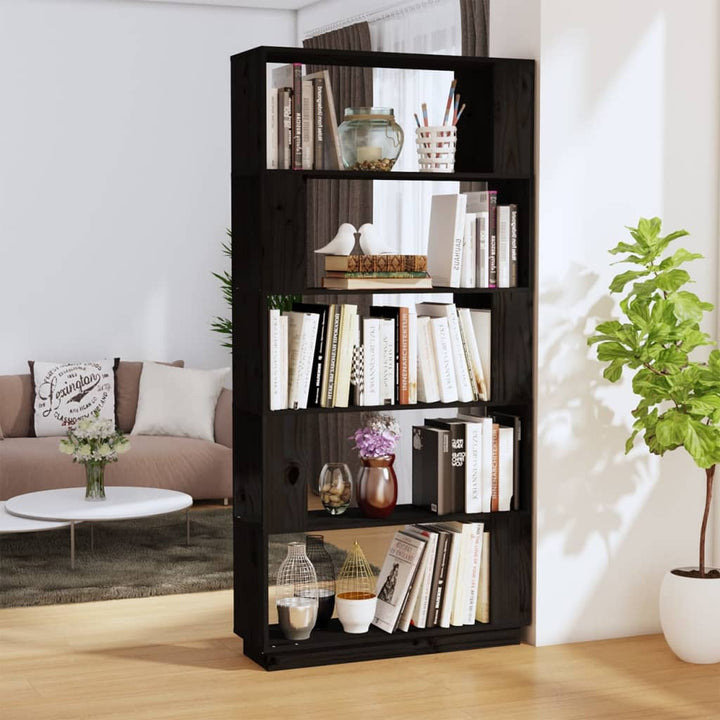 Bokhylla/Rumsavdelare 80X25X163,5 Cm Massiv Furu