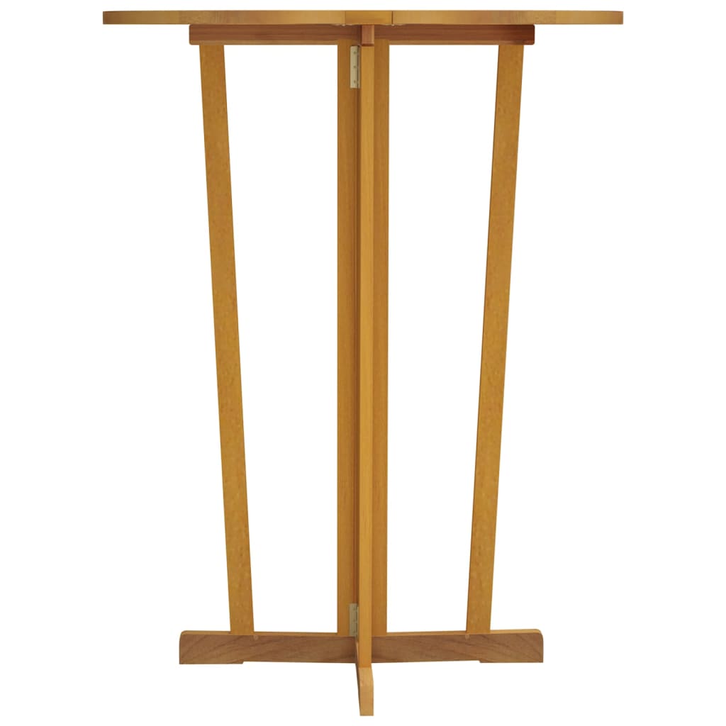 Hopfällbart Barbord 90X65X105 Cm Massiv Teak