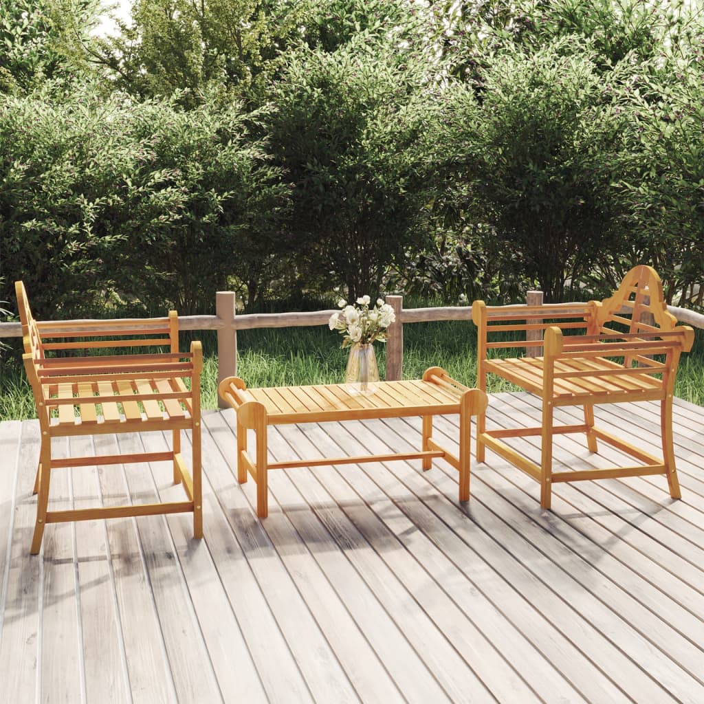 Trädgårdsstolar 2 St 91X62X94 Cm Massiv Teak