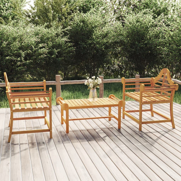 Trädgårdsstolar 2 St 91X62X94 Cm Massiv Teak
