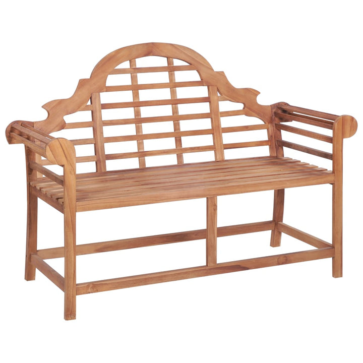 Trädgårdsbänk 127X58,5X92,5 Cm Massiv Teak