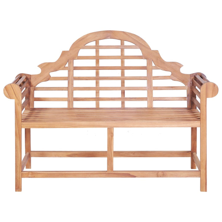 Trädgårdsbänk 127X58,5X92,5 Cm Massiv Teak