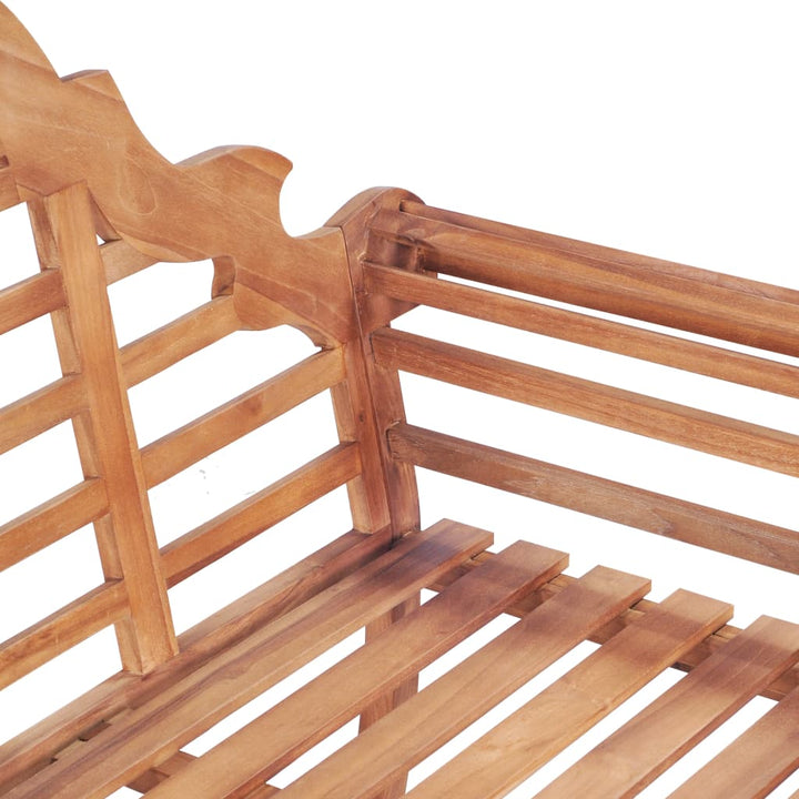 Trädgårdsbänk 127X58,5X92,5 Cm Massiv Teak