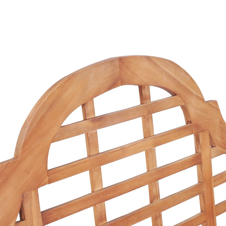 Trädgårdsbänk 127X58,5X92,5 Cm Massiv Teak