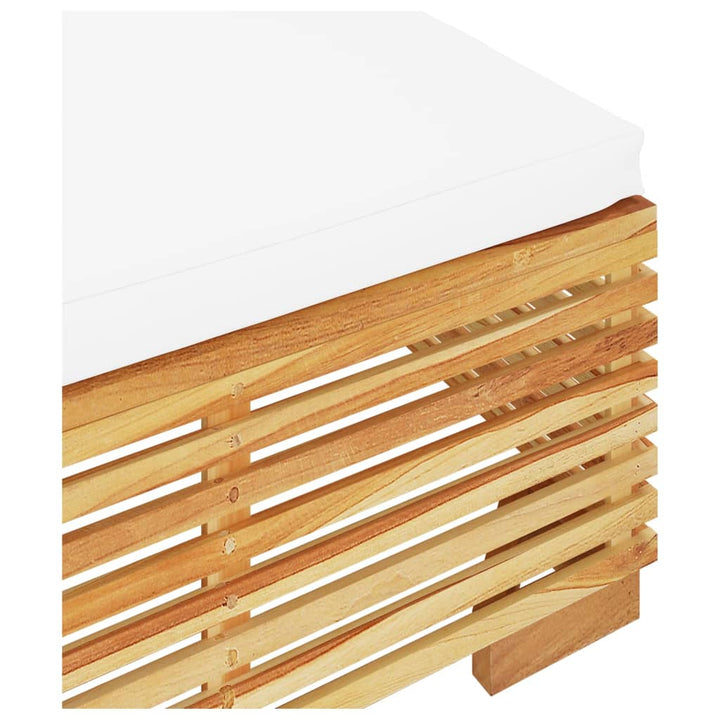För Trädgården Gräddvit Dyna Massiv Teak