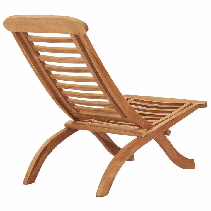 Hopfällbar Trädgårdsstol 50X90X69 Cm Massiv Teak