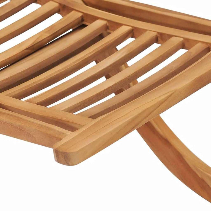 Hopfällbar Trädgårdsstol 50X90X69 Cm Massiv Teak