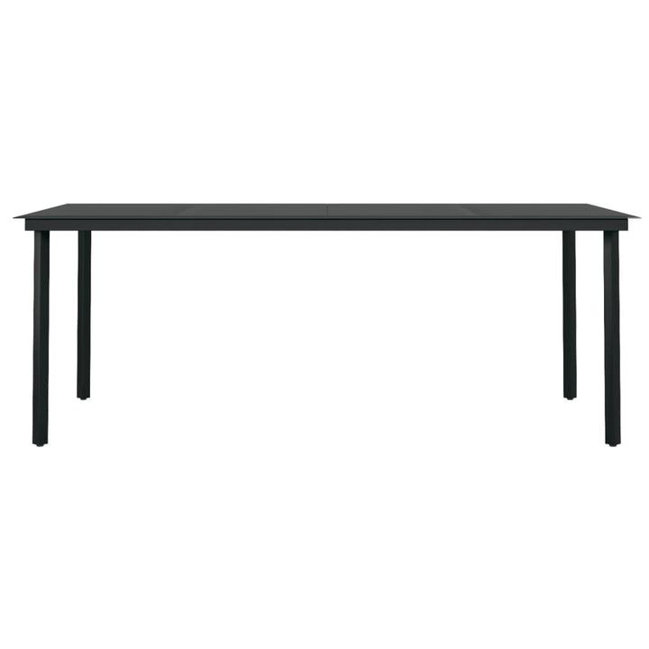 Matgrupp För Trädgården Med Dynor 9 Delar Konstrotting Och Glas