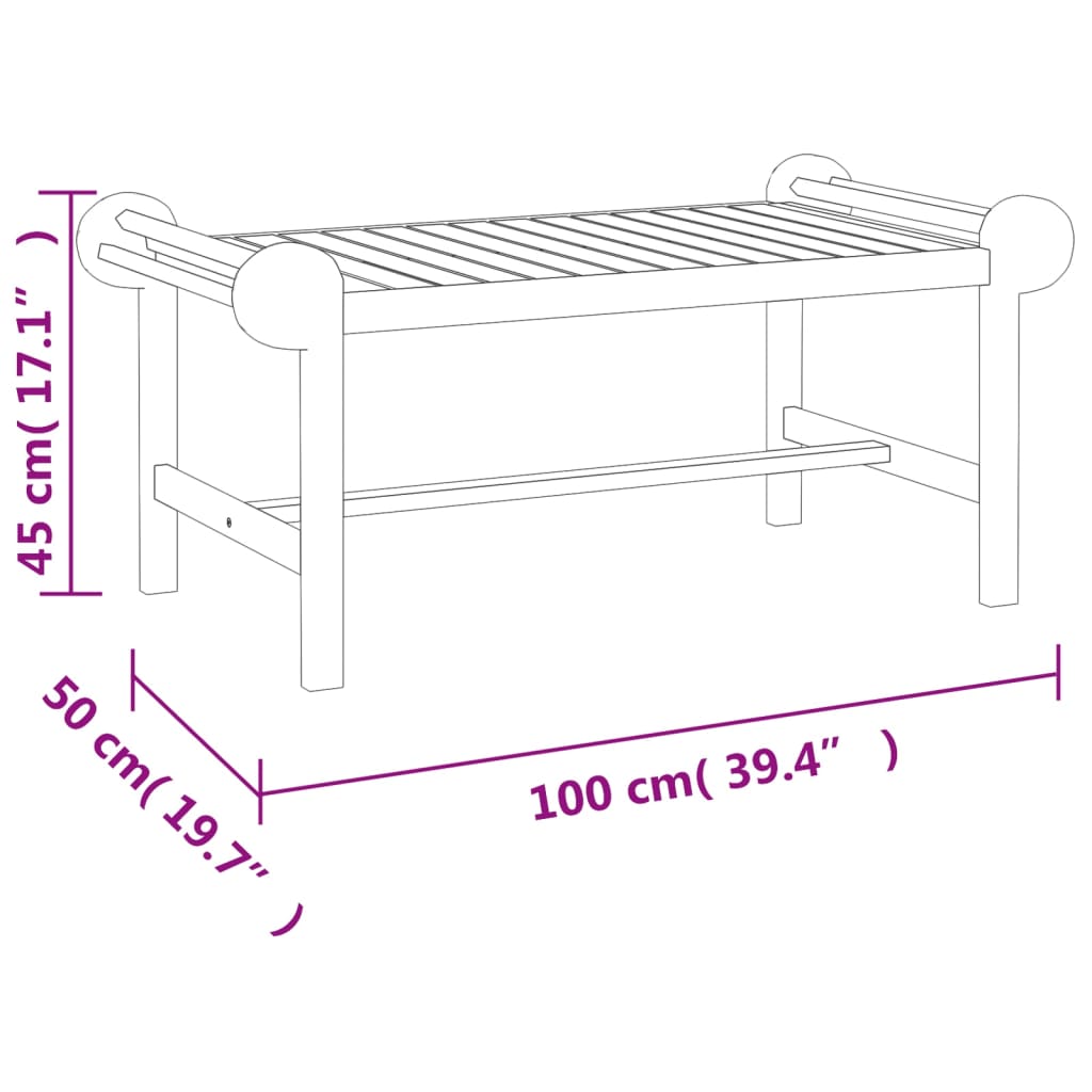 Loungegrupp 4 Delar Massiv Teak