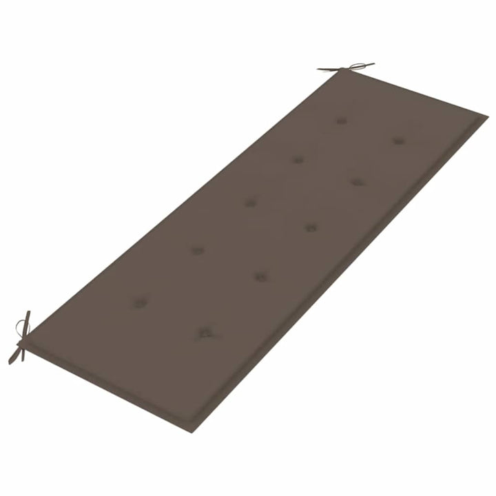 Bataviabänk Med Dyna Massiv Teak