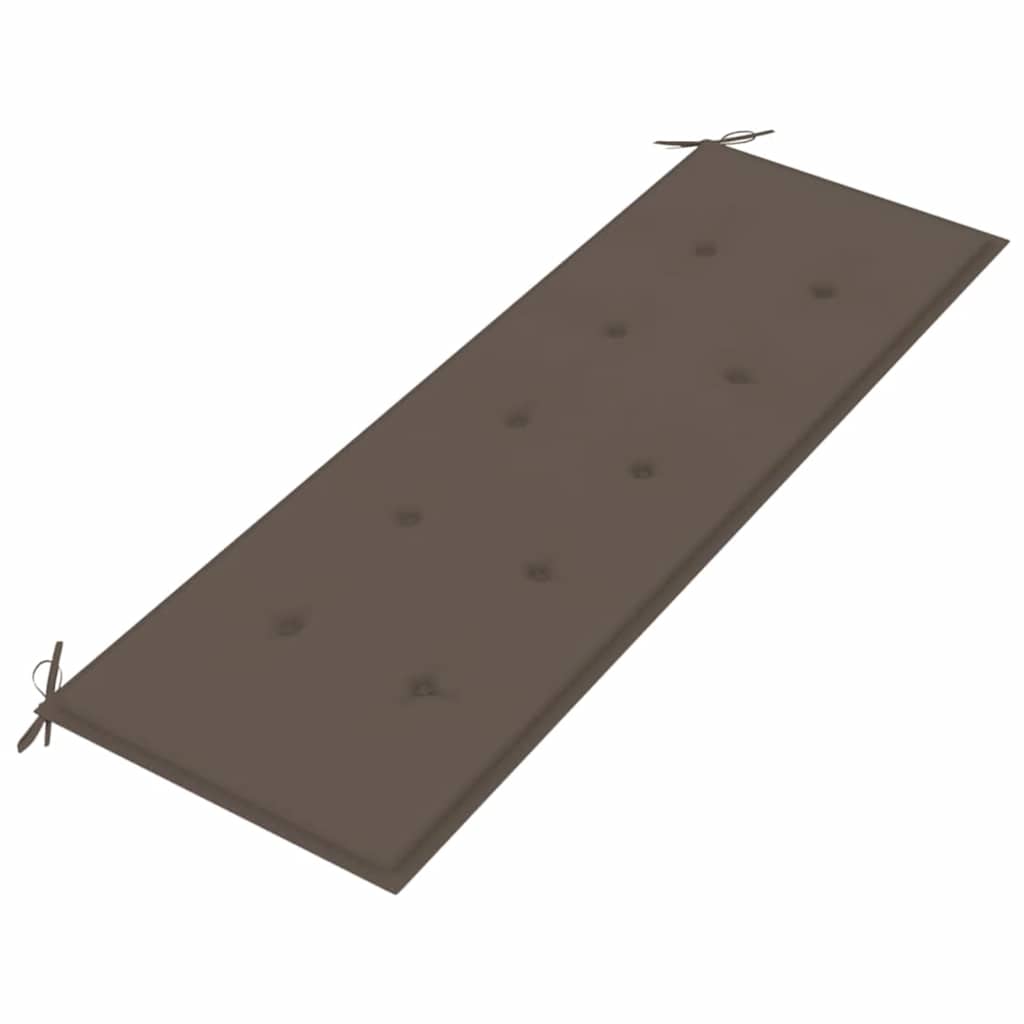 Bataviabänk Med Dyna Massiv Teak