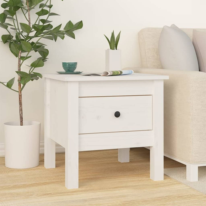 Sidobord 2 St Massivt Furuträ