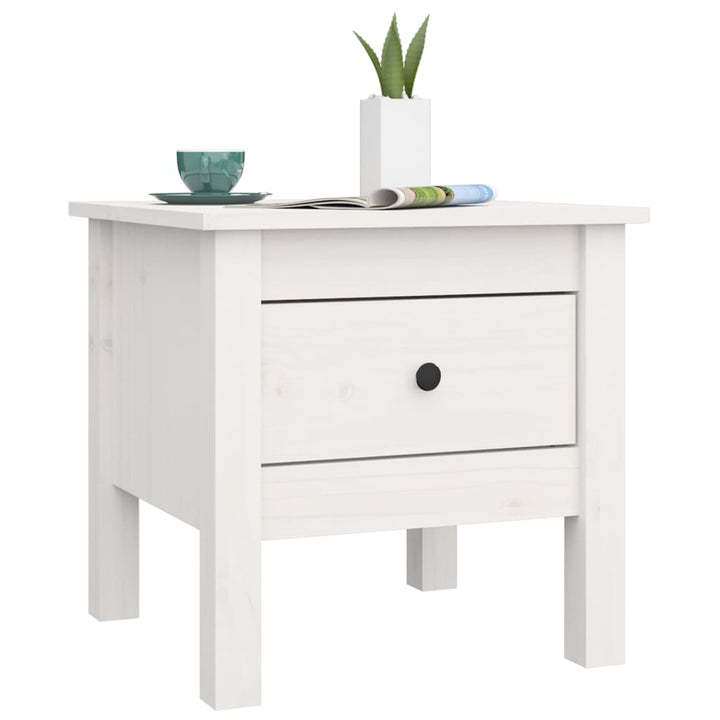 Sidobord 2 St Massivt Furuträ