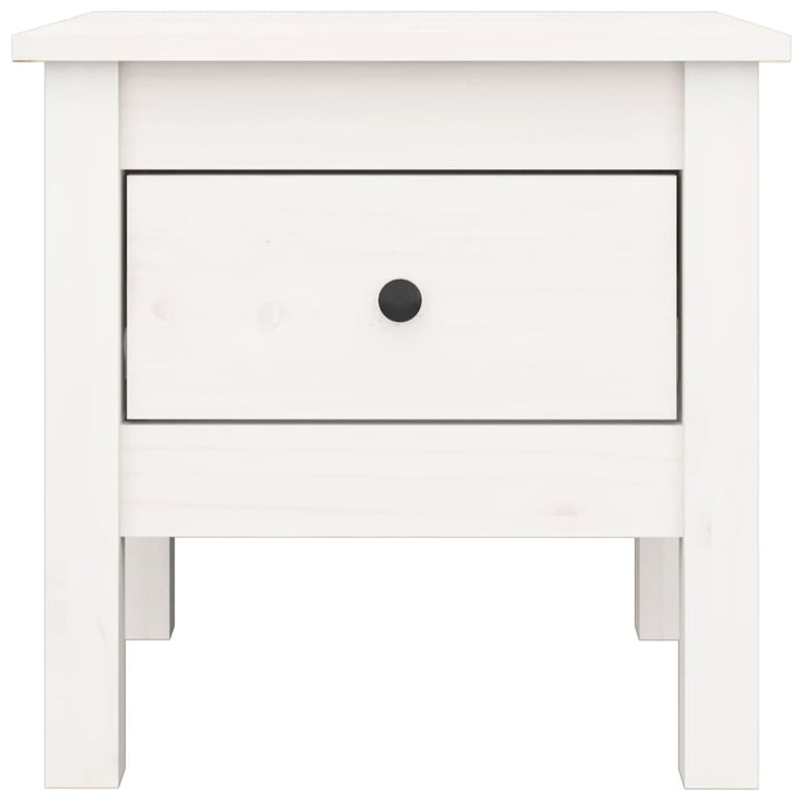 Sidobord 2 St Massivt Furuträ