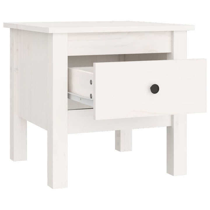 Sidobord 2 St Massivt Furuträ