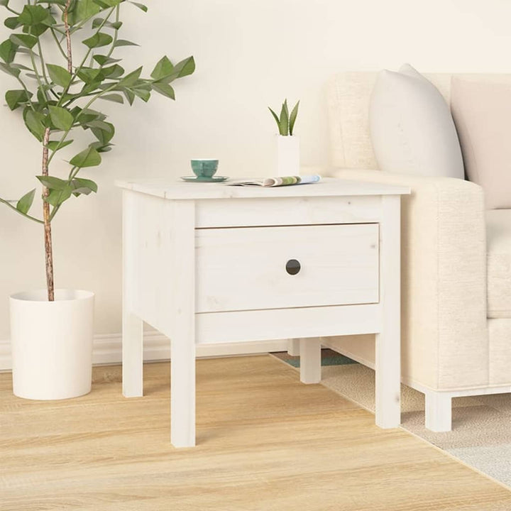 Sidobord 2 St Massivt Furuträ