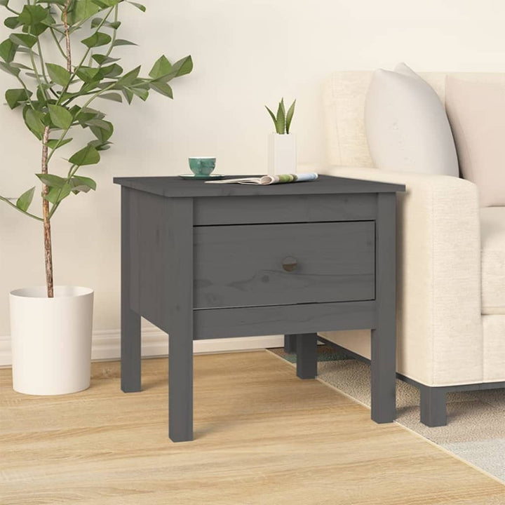 Sidobord 2 St Massivt Furuträ