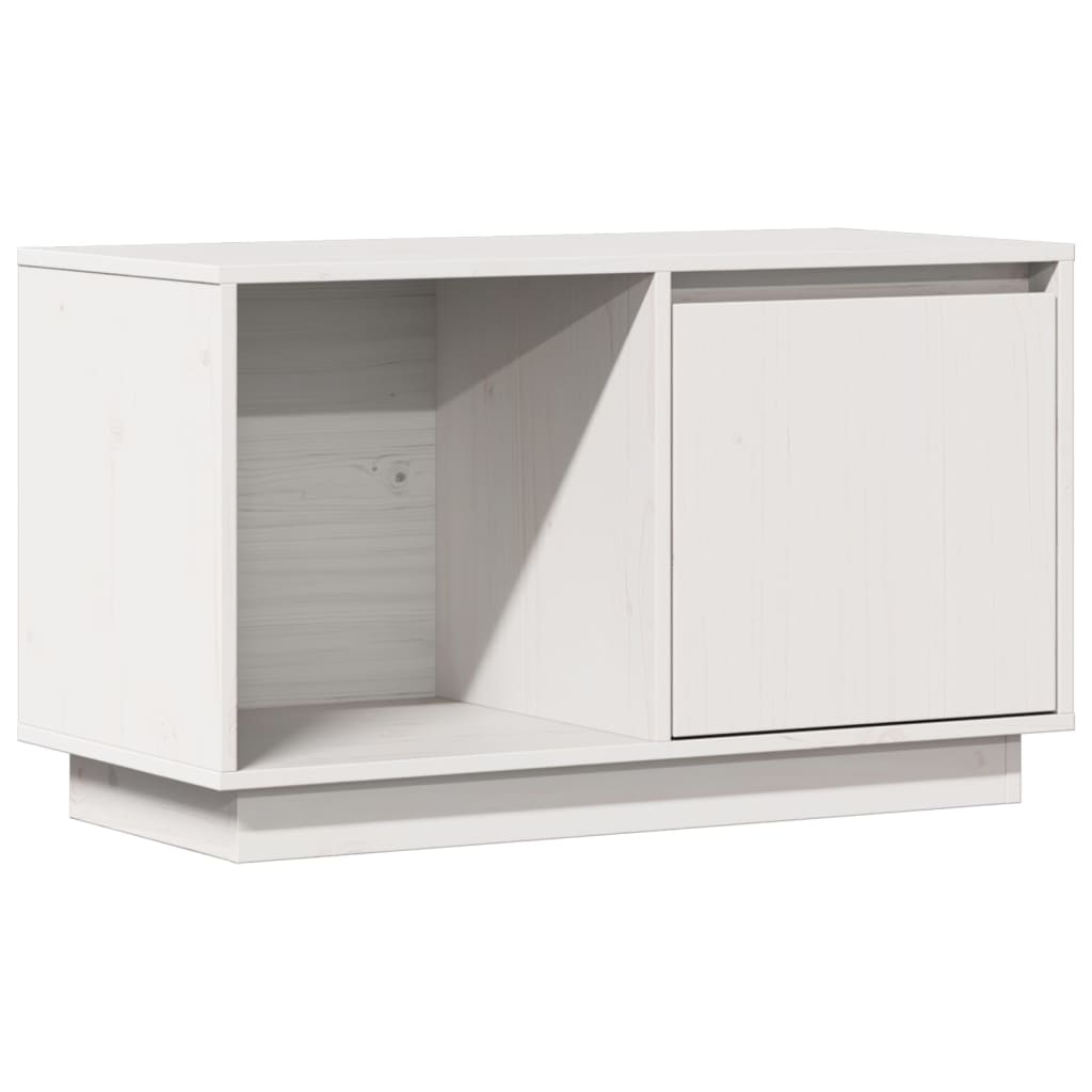 Tv-Bänk 74X35X44 Cm Massiv Furu