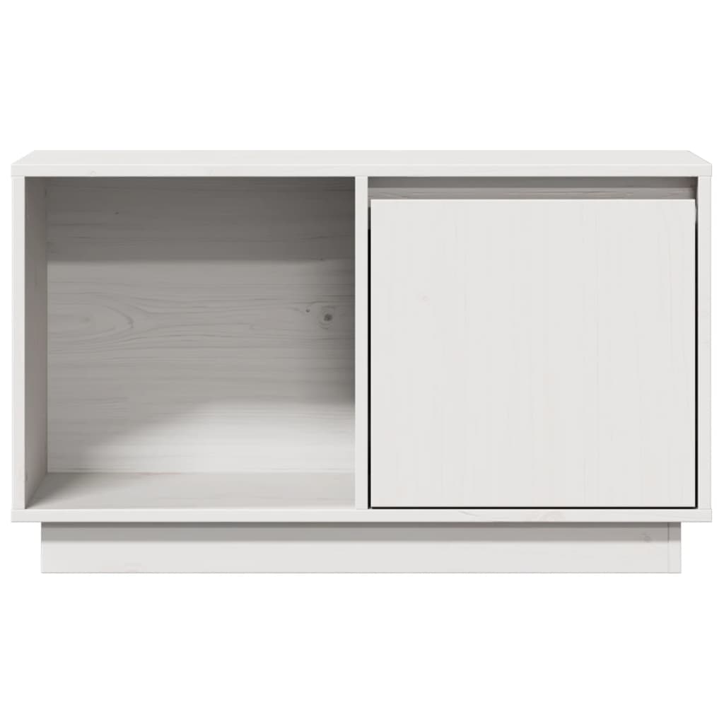 Tv-Bänk 74X35X44 Cm Massiv Furu