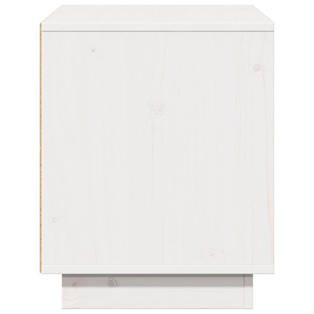 Tv-Bänk 74X35X44 Cm Massiv Furu
