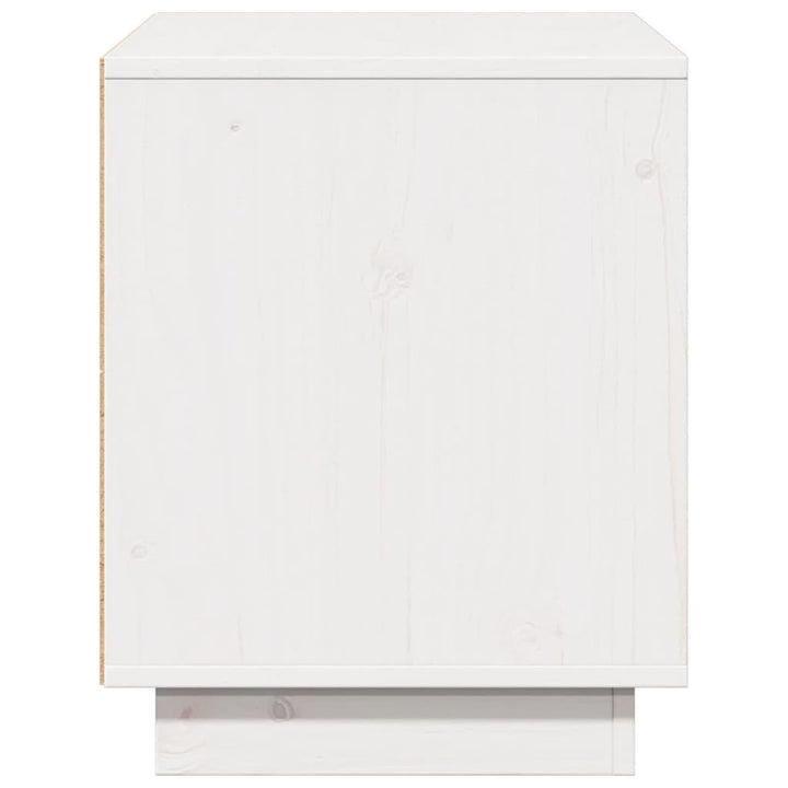 Tv-Bänk 74X35X44 Cm Massiv Furu