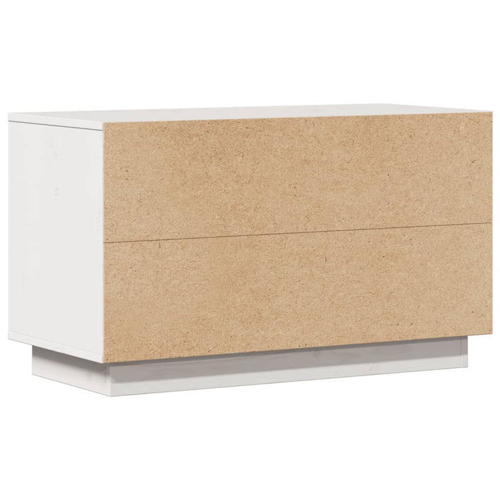 Tv-Bänk 74X35X44 Cm Massiv Furu