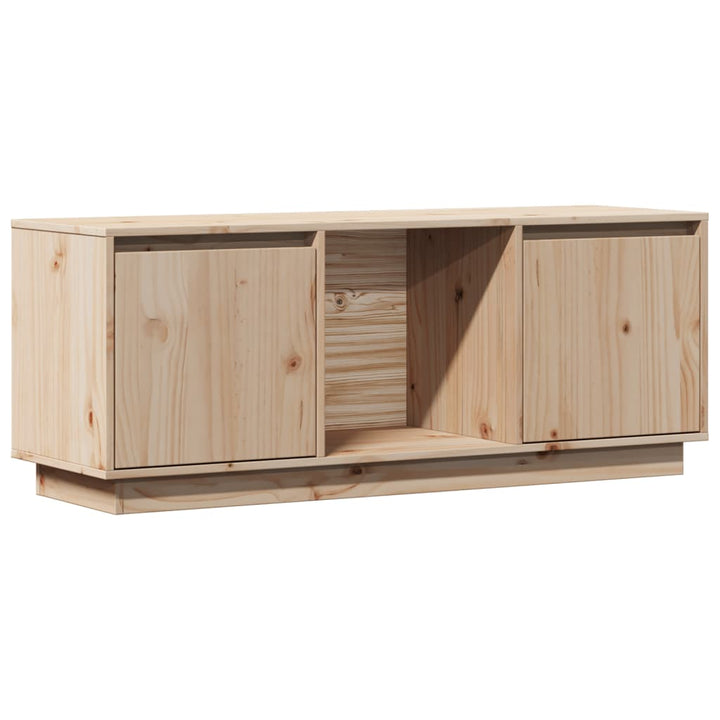 Tv-Bänk 110,5X35X44 Cm Massiv Furu
