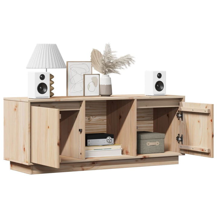 Tv-Bänk 110,5X35X44 Cm Massiv Furu