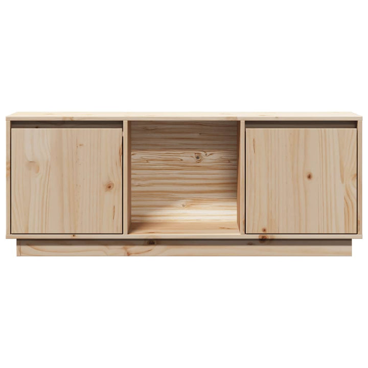 Tv-Bänk 110,5X35X44 Cm Massiv Furu