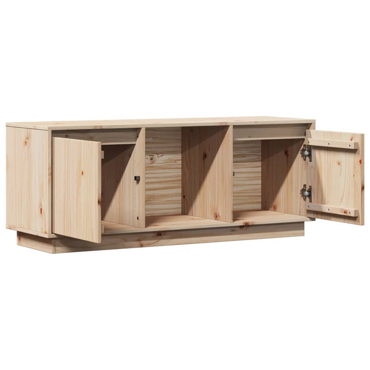 Tv-Bänk 110,5X35X44 Cm Massiv Furu