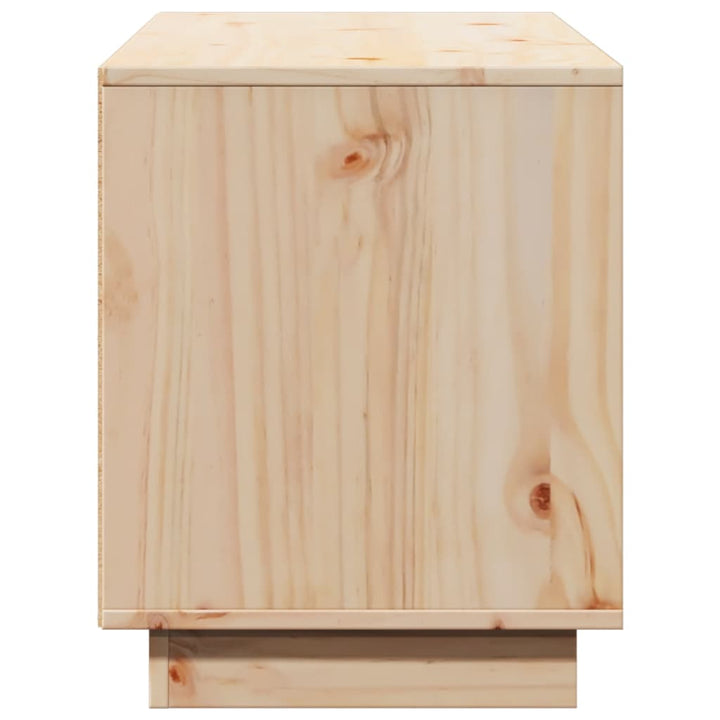 Tv-Bänk 110,5X35X44 Cm Massiv Furu