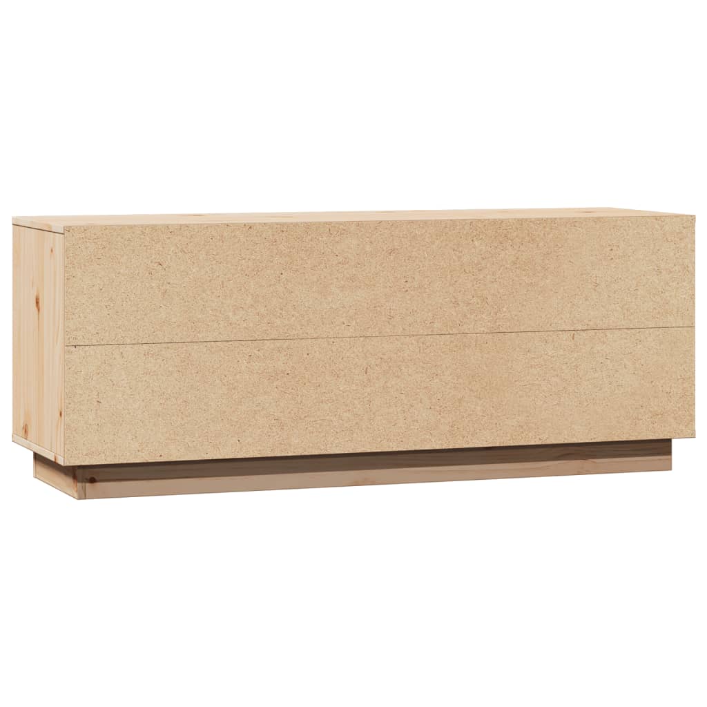 Tv-Bänk 110,5X35X44 Cm Massiv Furu