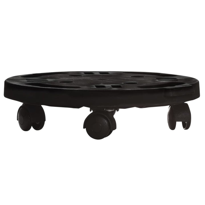 Blomvagn Med Hjul Diameter 30 Cm Svart 170 Kg