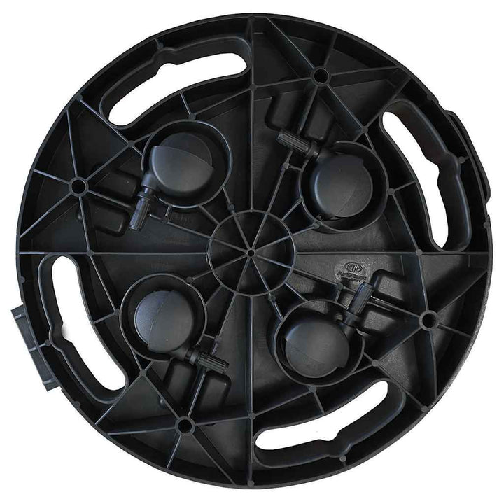 Blomvagn Med Hjul Diameter 30 Cm Svart 170 Kg