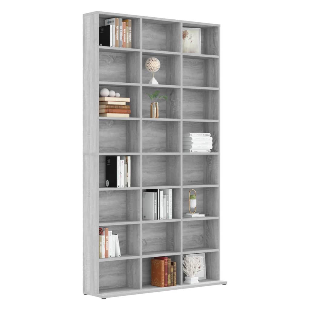 Cd-Hylla 102X23X177,5 Cm Konstruerat Trä