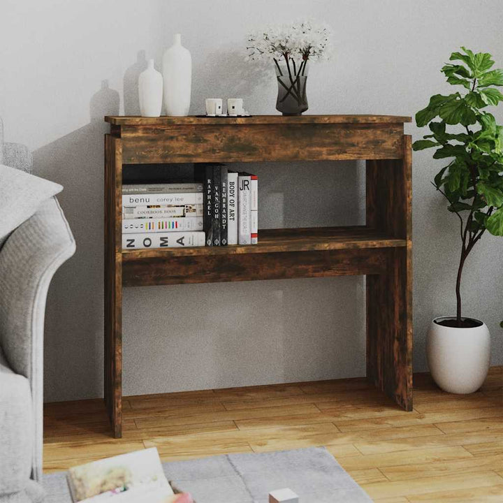 Konsolbord Åldrat Trä 102X30X80 Cm Konstruerat Trä