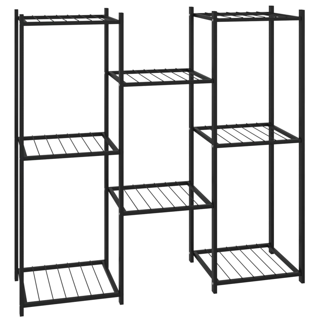 Växtställ 83X25X80 Cm Svart Järn