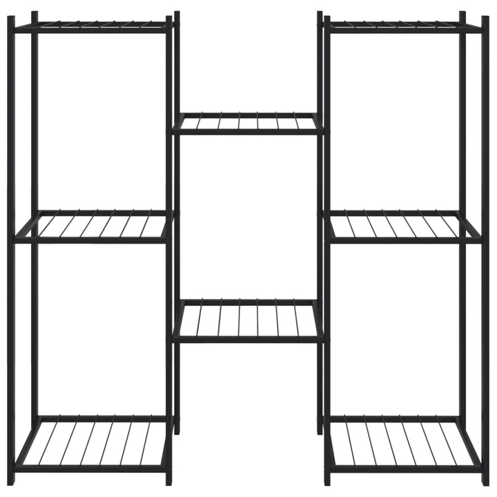 Växtställ 83X25X80 Cm Svart Järn
