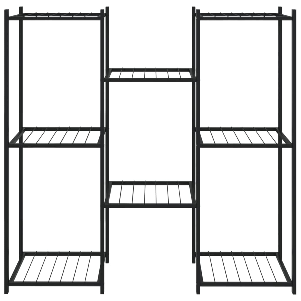 Växtställ 83X25X80 Cm Svart Järn