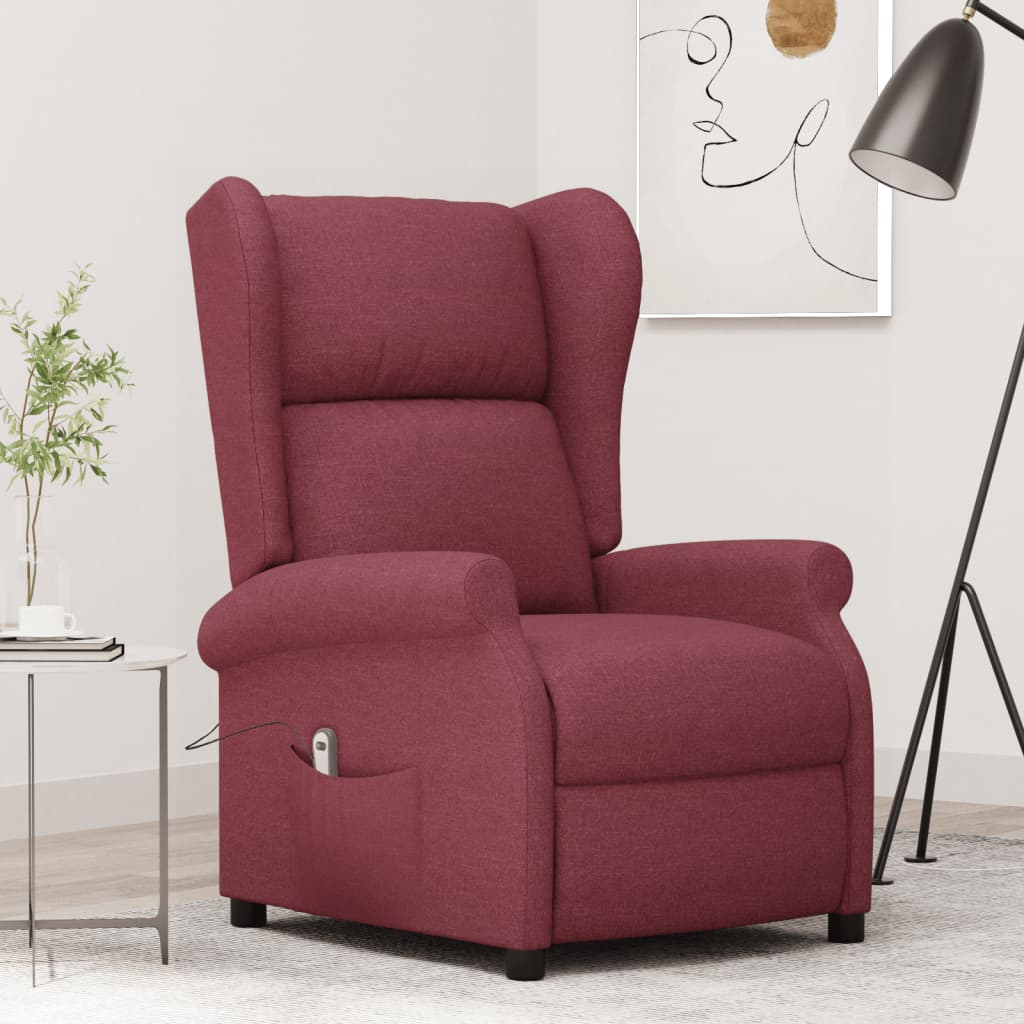 Elektrisk Reclinerfåtölj Tyg