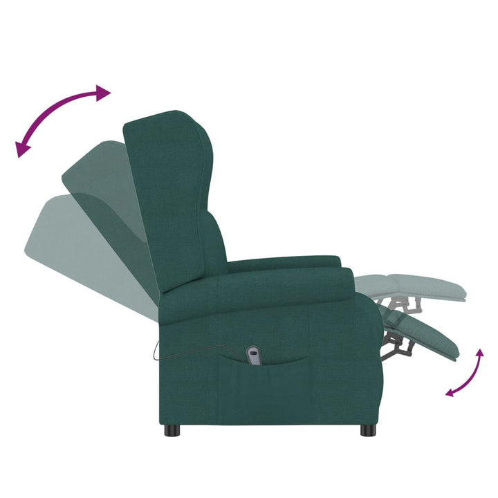 Elektrisk Reclinerfåtölj Tyg